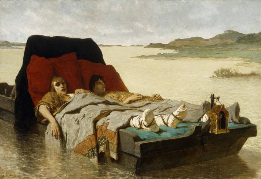 에바리스트 비탈 뤼미네,클로비스 2세의 아들들,1880,캔버스에 유채,190.7x275.8cm,뉴사우스웨일스 주립 미술관 [Google Cultural Institute,Public Domain,commo