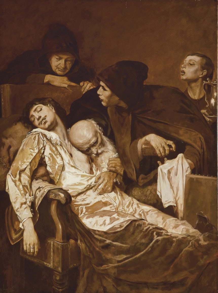 에바리스트 비탈 뤼미네,결투가 끝난 후,연대미상,캔버스에 유채,175x130.5cm [Christie‘s via ARCADJA auction,Public Domain,commons.wikimedia.org