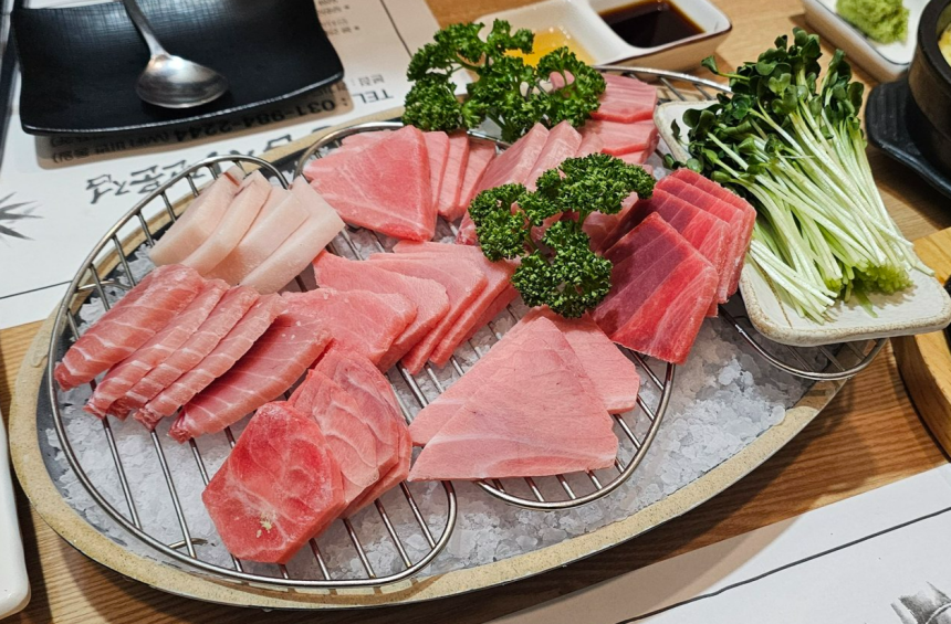 참치회.[독자 제공]