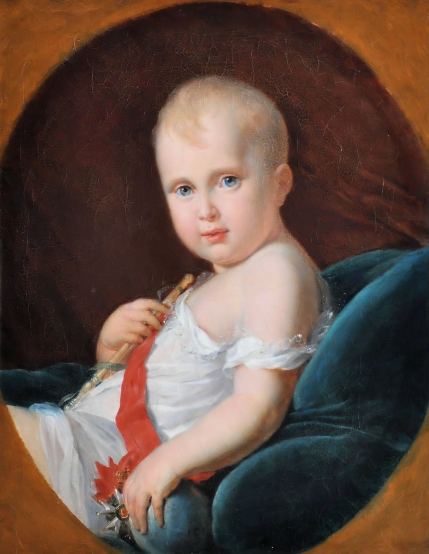 프랑수아 제라르,로마왕(나폴레옹 2세),1812,캔버스에 유채,60x49cm,베르사유 궁전 [Public Domain,commons.wikimedia.org]