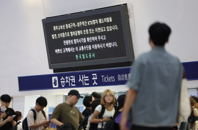 코레일 "<b>철도노조</b> 태업, 열차<b>지연</b> 예상"
