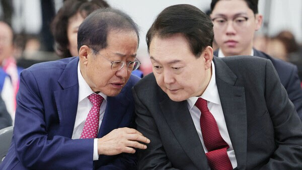 <b>홍준표</b> "윤석열 탄핵 찬성 12표 단속 못한 <b>한동훈</b>에 참담"