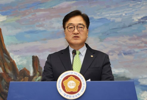 <b>우원식 의장</b>, 최상목 대행에 <b>마은혁 임명 촉구</b>