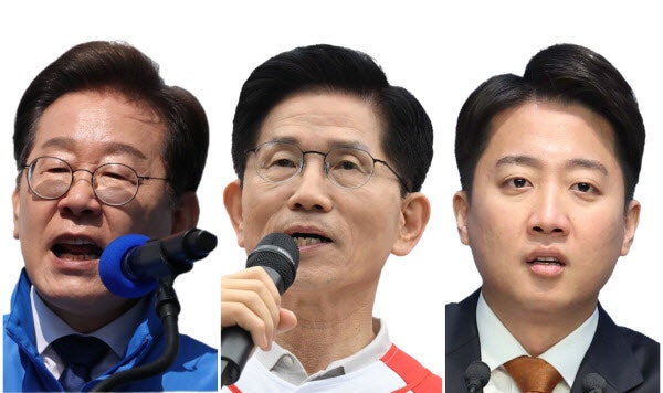 <b>이재명</b> 49.2%, <b>김문수</b> 36.8%, 이준석 10.3%[리얼미터]