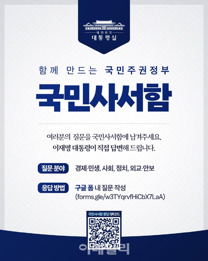 “<b>국민</b>과의 <b>소통</b> 강화”…李대통령, ‘<b>국민</b>사서함’ 운영