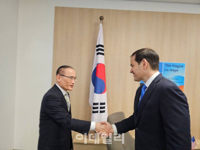 위성락 안보실장, 나토 회의서 美·日 등과 연쇄 <b>회담</b>