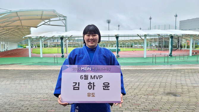 ‘34년 만의 금빛 메치기’ <b>김하윤</b>, 여성스포츠대상 6월 MVP