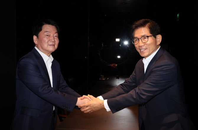 ‘오찬 회동’ <b>김문수</b>, 연대 요청…<b>안철수</b> “尹과 절연해야”(종합)