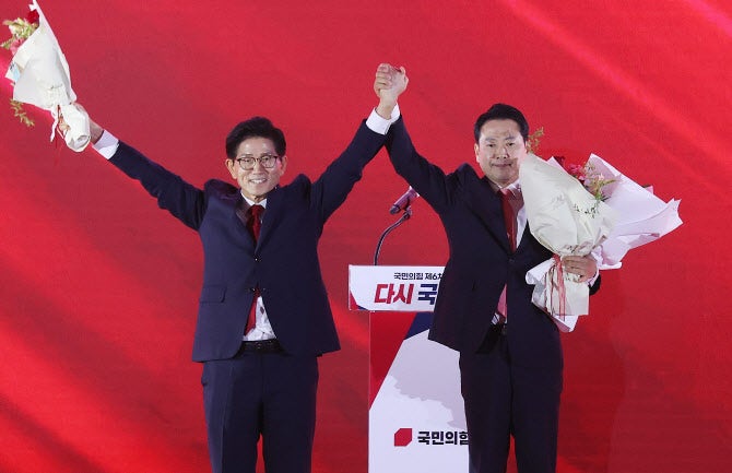 <b>국민의힘</b> 오늘 새 <b>당대표</b> 발표…<b>김문수</b>냐 <b>장동혁</b>이냐
