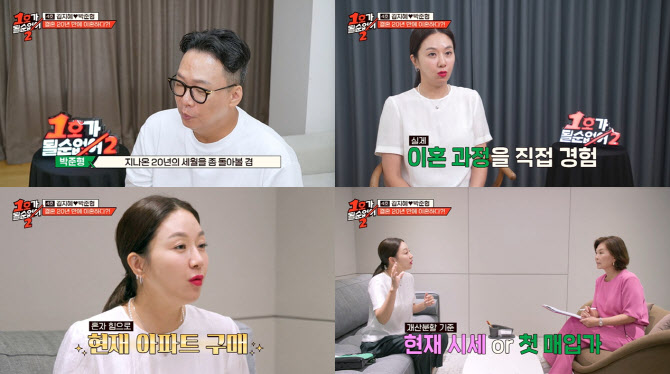 <b>김지혜</b>, 박준형과 재산분할 대립…"90평대 <b>아파트</b>, 내 돈으로 사"