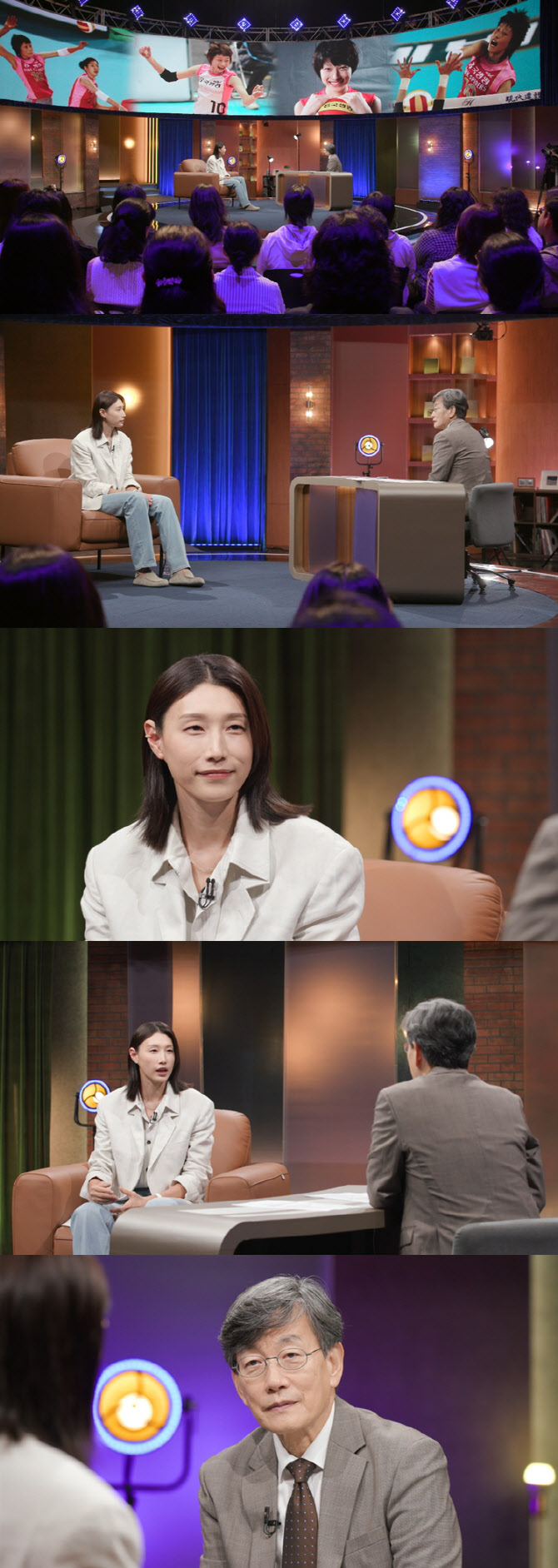 '질문들' <b>김연경</b>, 손석희 만나 눈물 흘린 사연