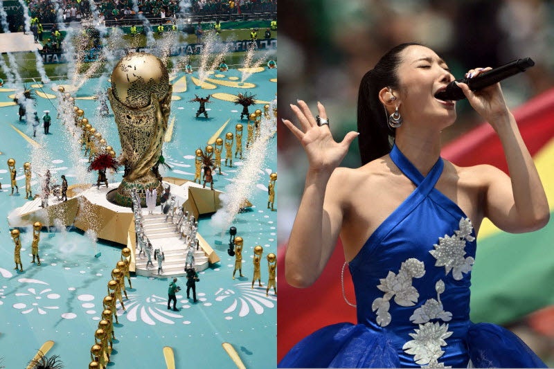 '3개국 공동 개최' <b>월드컵</b> 개막 축포…'케데헌' 이재, 주제가 열창[북중...