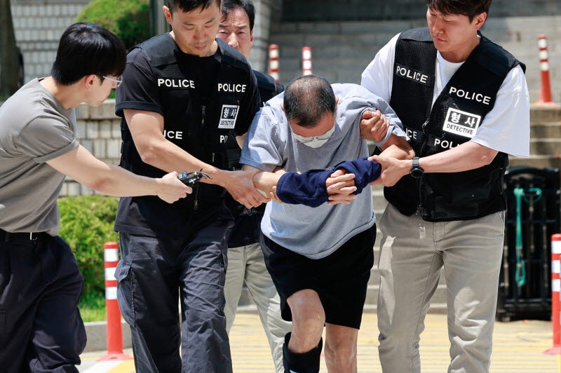일민미술관 흉기난동 70대 구속…法 "증거인멸·도주염려"