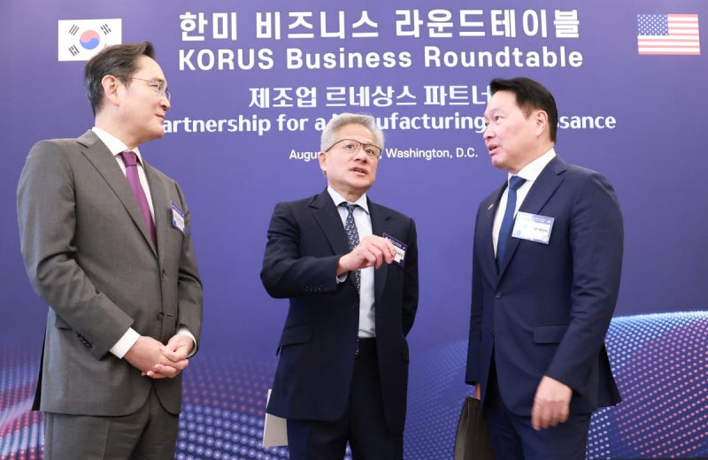 <b>이재용</b>·최태원·이해진, 美서 <b>젠슨황</b> 만난다…AI 리더 집결