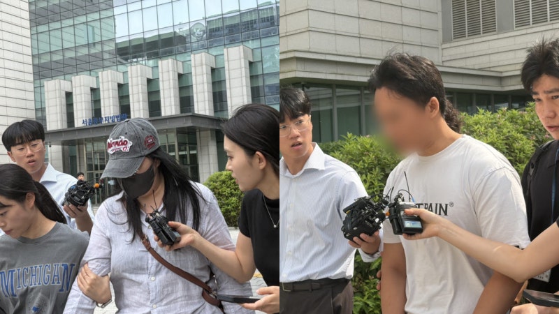 <b>잠실 개표소</b> 시위서 <b>기자 폭행</b>한 피의자 2명, 구속 면해