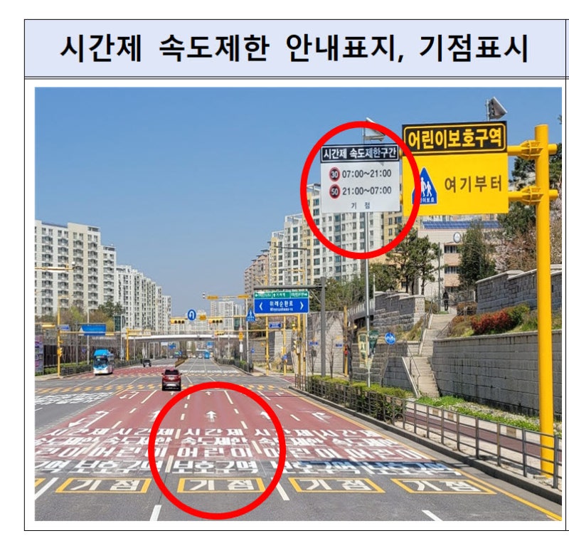 한밤중에도 30 제한됐던 <b>스쿨존</b>…'시간제 <b>속도</b>제한' 운영 기준 <b>완화</b>