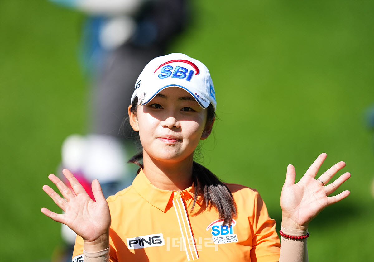 [골프IN화보] 김지윤2, <b>OK저축은행 읏맨 오픈</b> 2라운드 경기 장면