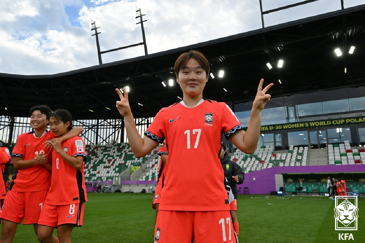 범예주 극적 결승골…한국 여자축구, 12년 만에 U-20 월드컵 8강