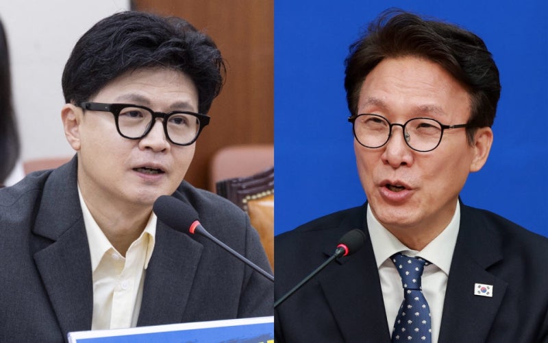 “두 달 새 논문 5편” 딸 공격받자…<b>한동훈</b>, 김민석 아들로 <b>역공</b>