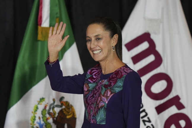 Claudia Scheinbaum, candidate of the left-wing ruling party National Regeneration Movement (MORENA), elected as the President of Mexico. Yonhap News