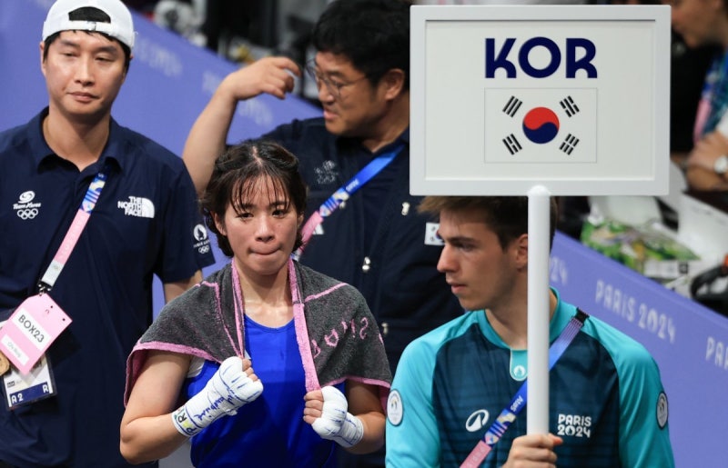 <b>임애지</b> 만난 北<b>복싱</b> 영웅 방철미 “파이팅해라” 응원