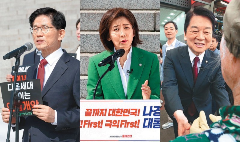 반탄파, 청년층 표심 공략… 찬탄파는 영남으로