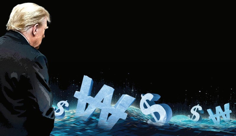 트럼프發 달러 약세…원화 지난주 67원 등락 ‘요동’