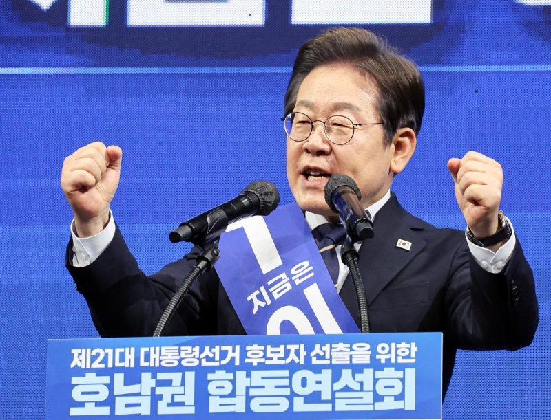 <b>민주</b>당 호남권 경선 1위 <b>이재명</b> 88.7%…김동연·김경수 순