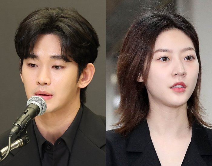 김수현(왼쪽),故 김새론 ⓒ뉴스1 DB
