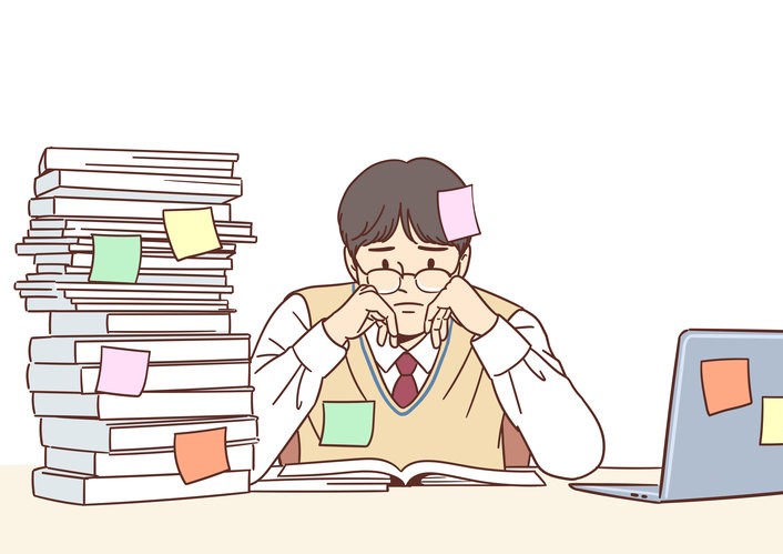 앉아서 공부하거나 일하기 지겨울 때,서 있는 자세로 바꾸면 몸에 약간의 긴장과 스트레스를 일으켜 오히려 집중력을 예리하게 만들 수 있다.게티이미지