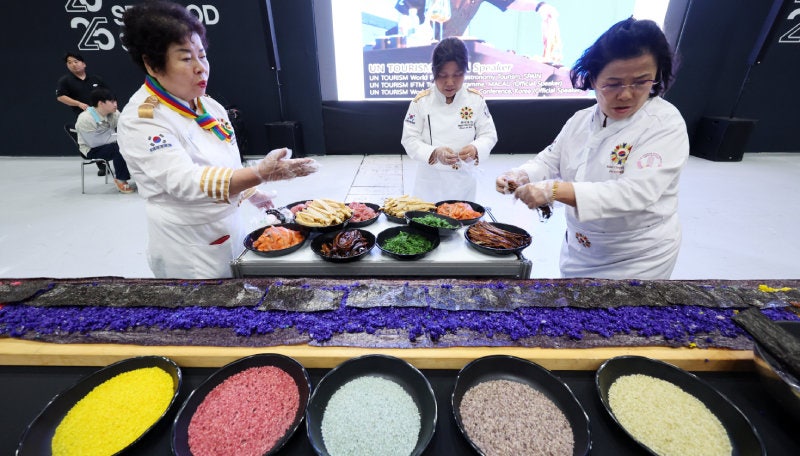 대형김밥 만드는 한식 대가들