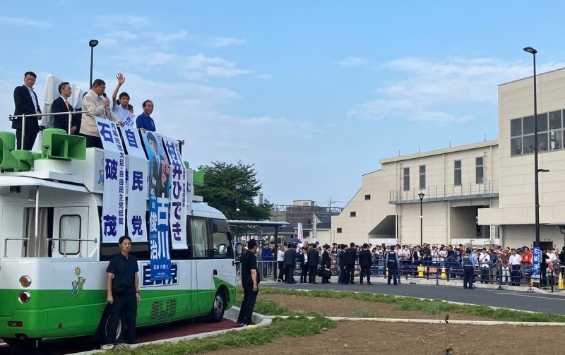 아베 총격사망 3주기 앞둔 日, 참의원 유세장 ‘삼엄한 경비’