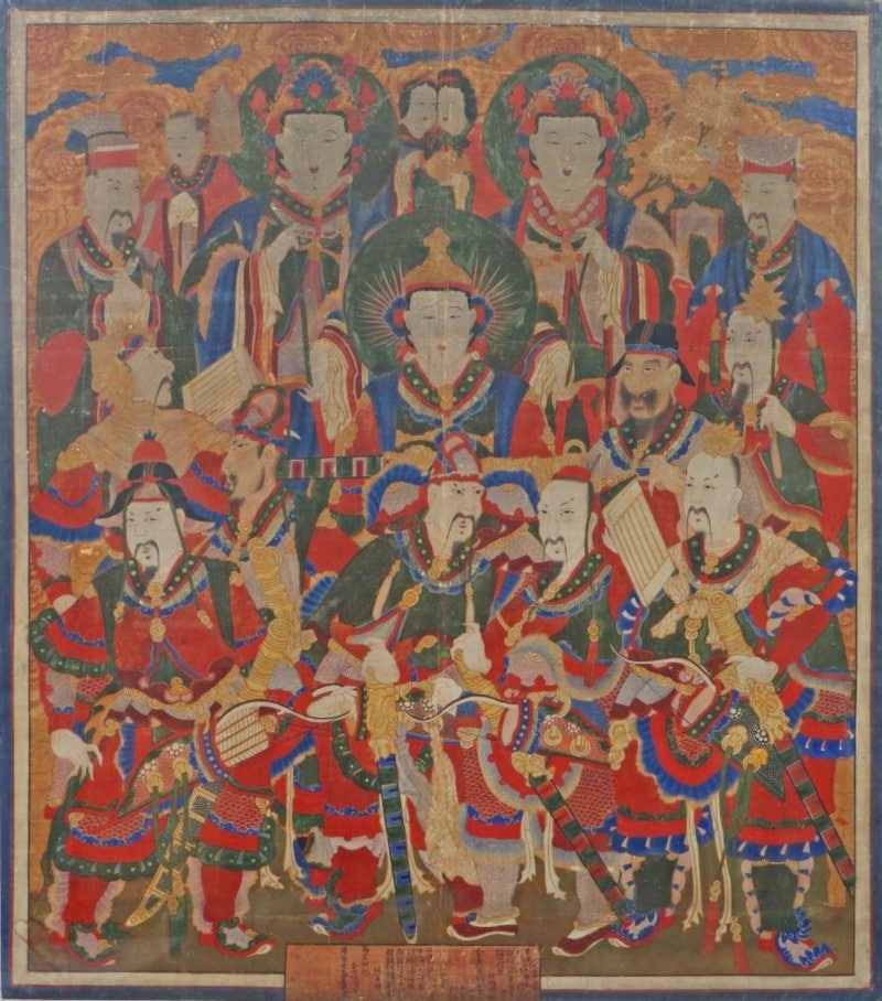 해외 유출 조선 불화 ‘신중도’ 獨서 되찾아