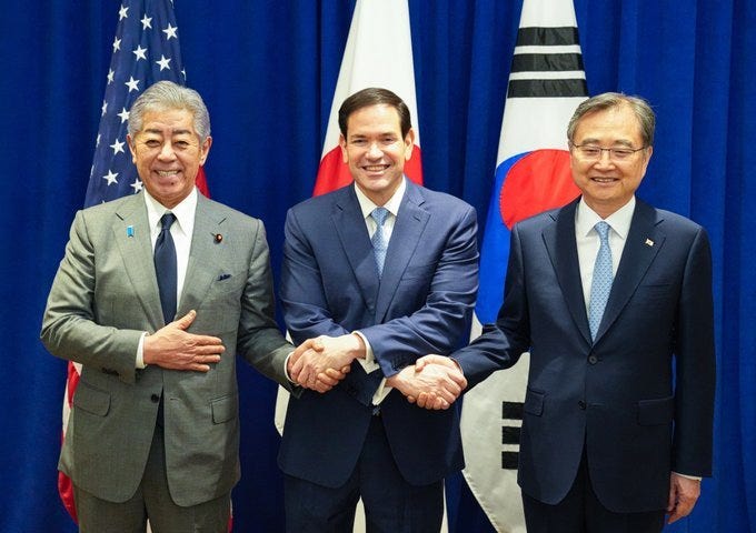 <b>한미일</b> 외교 “美, 핵 포함한 군사력으로 韓日 철통 방위할 것”