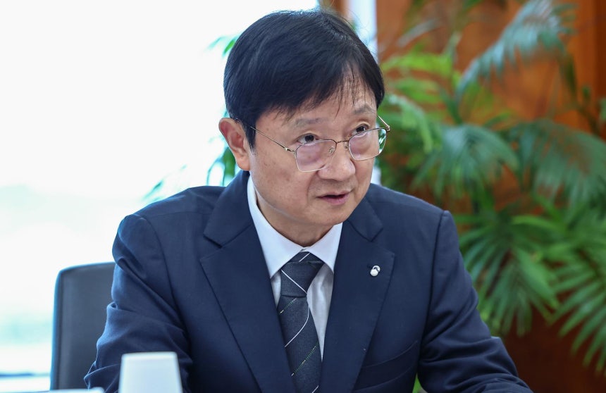 이찬진 금융감독원장이 23일 서울 영등포구 금융투자협회에서 열린 연구기관장과 간담회에서 모두발언을 하고 있다. 2025.9.23/뉴스1