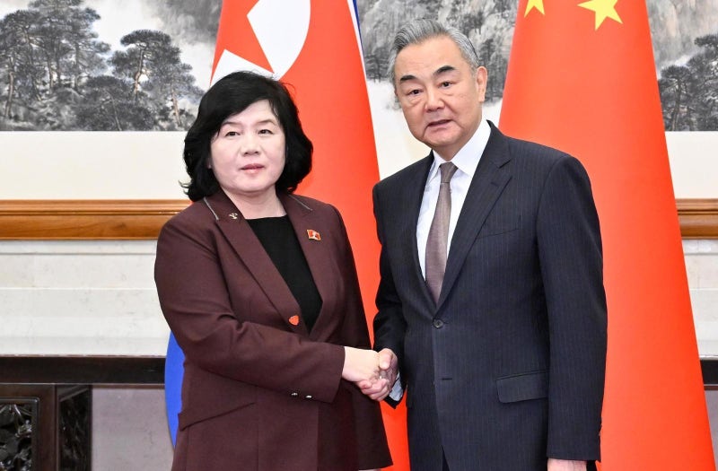 北 최선희, 베이징서 왕이 외교부장 만나