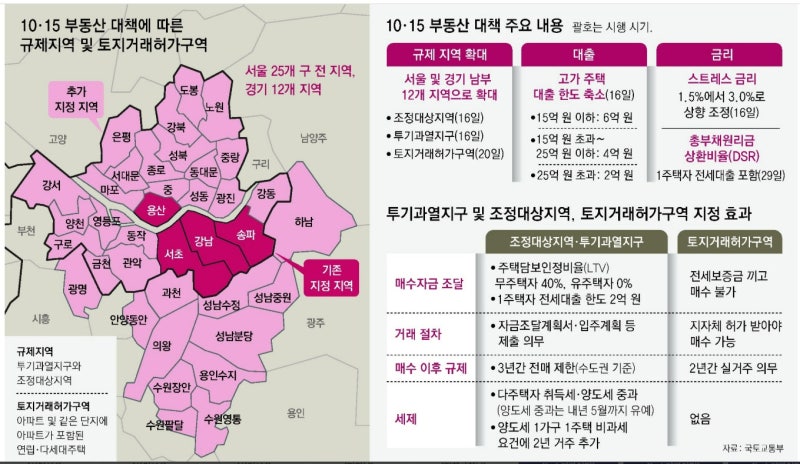 [사설]고강도 10·15 대책… 서울 집중 방치해선 집값 안정 어렵다