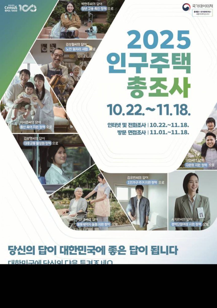 2025 인구주택총조사. 서울시 제공