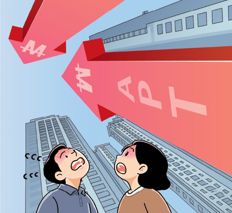 잇단 부동산 대책에도… “집값 오를것” 기대심리 4년만에 최고