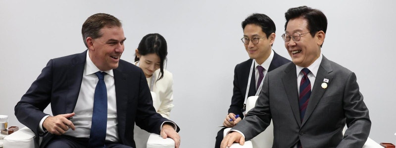 트럼프, 21개국 기업인 모인 자리서 “美에 투자할 때”