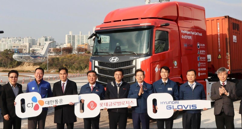 수소 화물차, 울산서 전국 첫 시범 운행