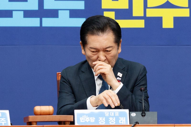 정청래의 ‘당원 1인1표’… 민주당 중앙위서 부결