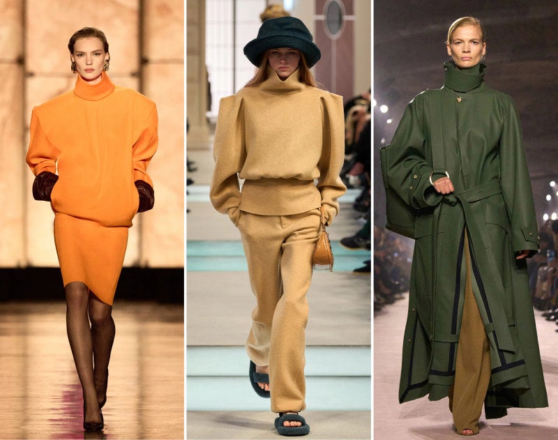 니트부터 코트까지 ‘높이 더 높이’… ‘하이넥’에 꽂힌 패션 하우스