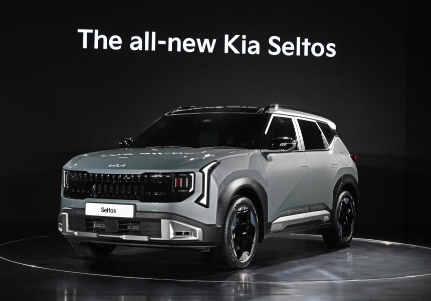 내년 1분기(1∼3월) 출시를 앞두고 공개된 디 올 뉴 셀토스.풀체인지 셀토스의 차체 길이는 기존 대비 60mm 늘어났다.기아 제공