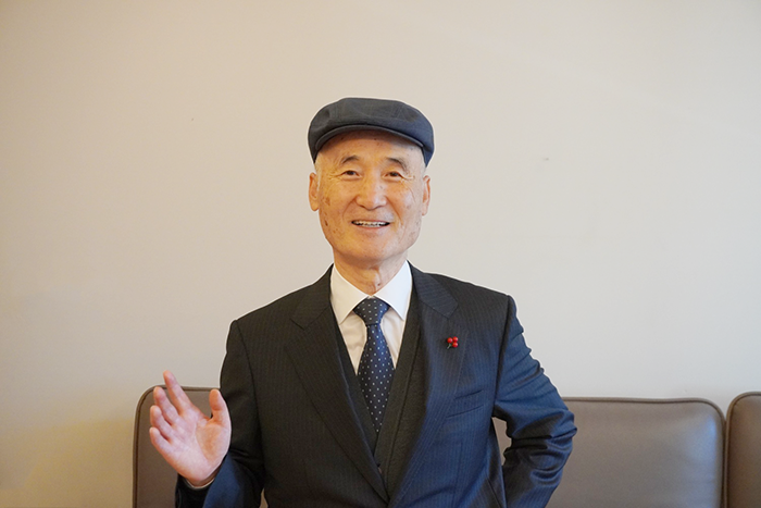 권준하 신익산화물터미널 회장(81)의 모습.카이스트 제공