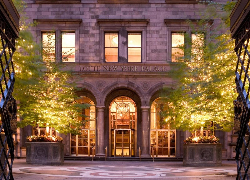 롯데, 뉴욕팰리스 호텔 부지 7000억에 인수