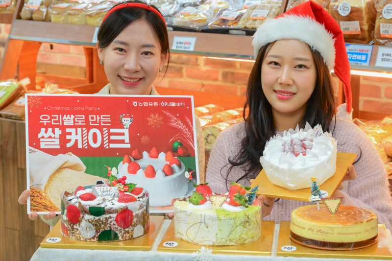 “쌀 케이크 맛보세요”