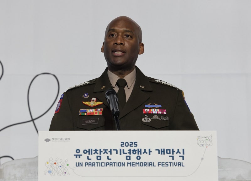 대만 유사시 주한미군 투입 가능성에… 브런슨 “작전 전반 걸쳐 역량 투입 고민”