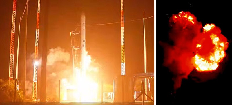 22일(현지 시각) 브라질 공군 산하 알칸타라 우주센터에서 민간 우주발사체 기업 이노스페이스의 첫 상업 발사체 한빛-나노가 발사됐으나 이륙 30초 만에 기체 이상으로 화염을 뿜으며 낙하했다.이노스페이스 유튜브 캡처