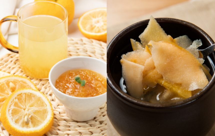 모과 씨에 포함된 아마그달린 성분은 체내에서 독성 물질인 시안화수소로 변하므로 섭취 전 반드시 제거해야 한다.유자는 비타민C 보존을 위해 금속과의 접촉을 피하고 유리 용기에 보관하는 것이 최선이다.사진=게티이미지